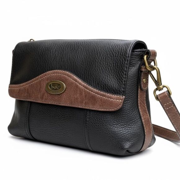 BOC Born Concept Women's Black & Brown Crossbody Bag Adjustable Strap - Picture 15 of 15